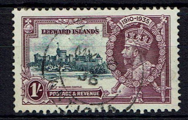 Image of Leeward Islands SG 91l FU British Commonwealth Stamp